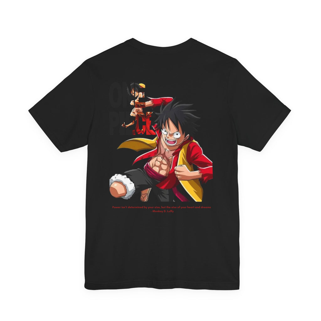 One Piece Luffy Graphic Tee - Anime Pirate Crew Shirt