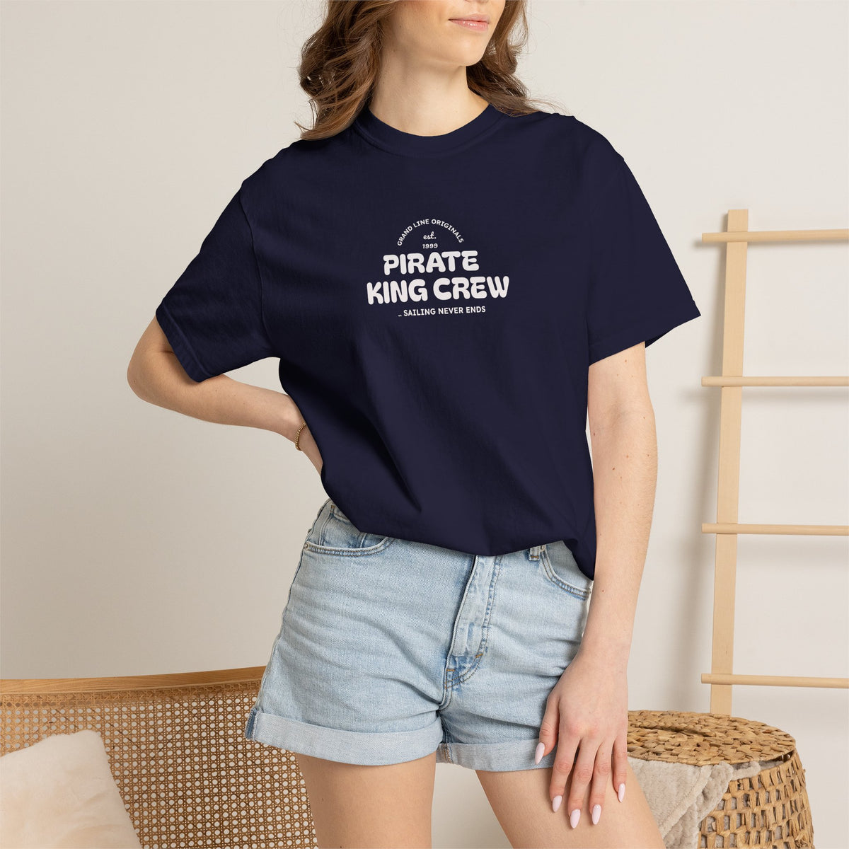 One Piece Pirate King Crew T-Shirt — Luffy Graphic Tee
