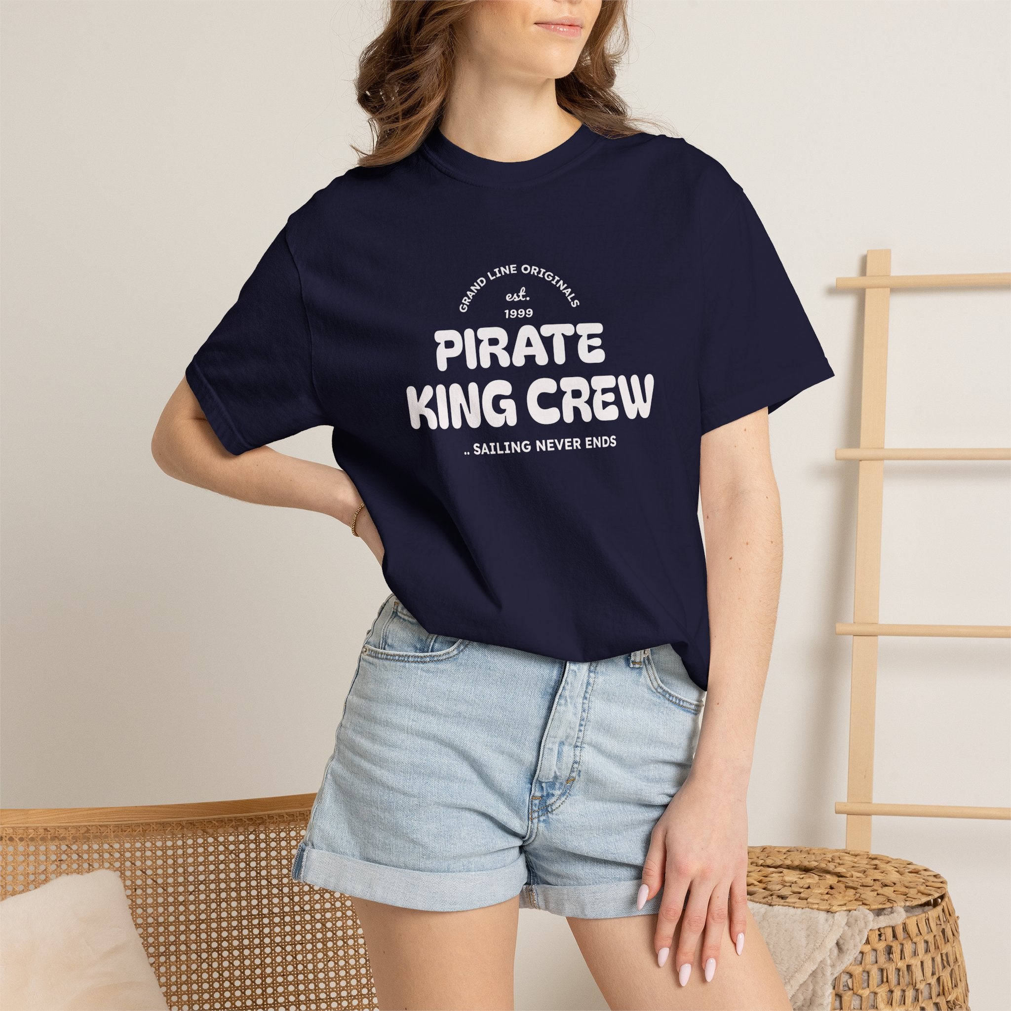 One Piece Luffy Pirate King Crew T-Shirt