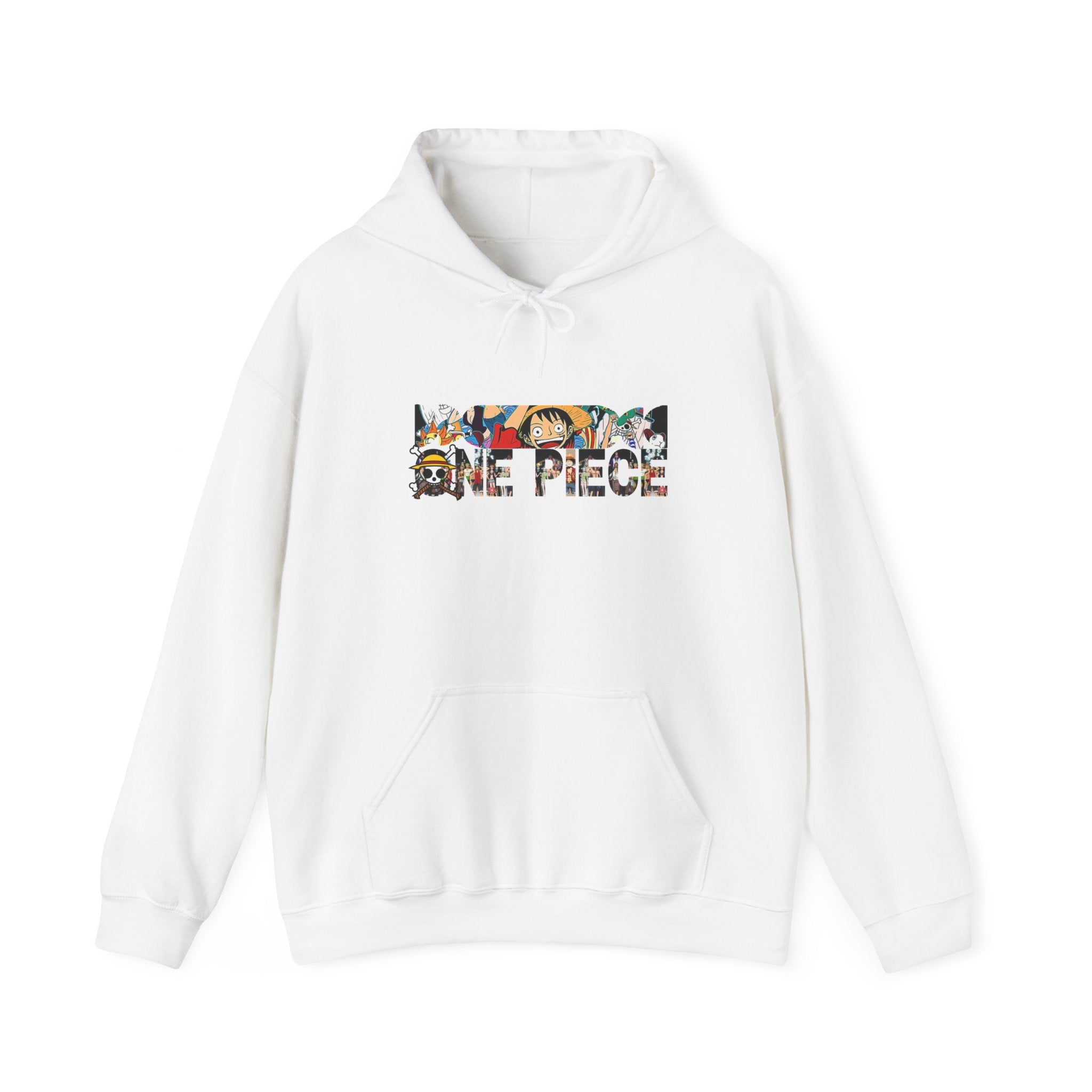 One Piece Luffy Graphic Hoodie – Anime Crew Pullover
