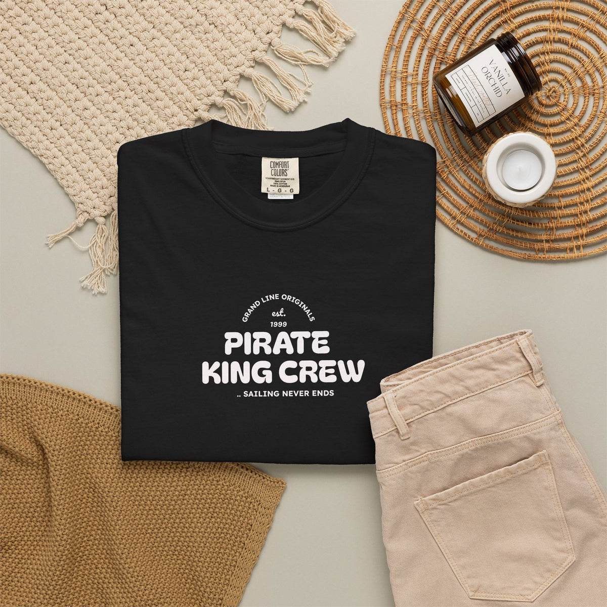 One Piece Pirate King Crew T-Shirt — Luffy Graphic Tee