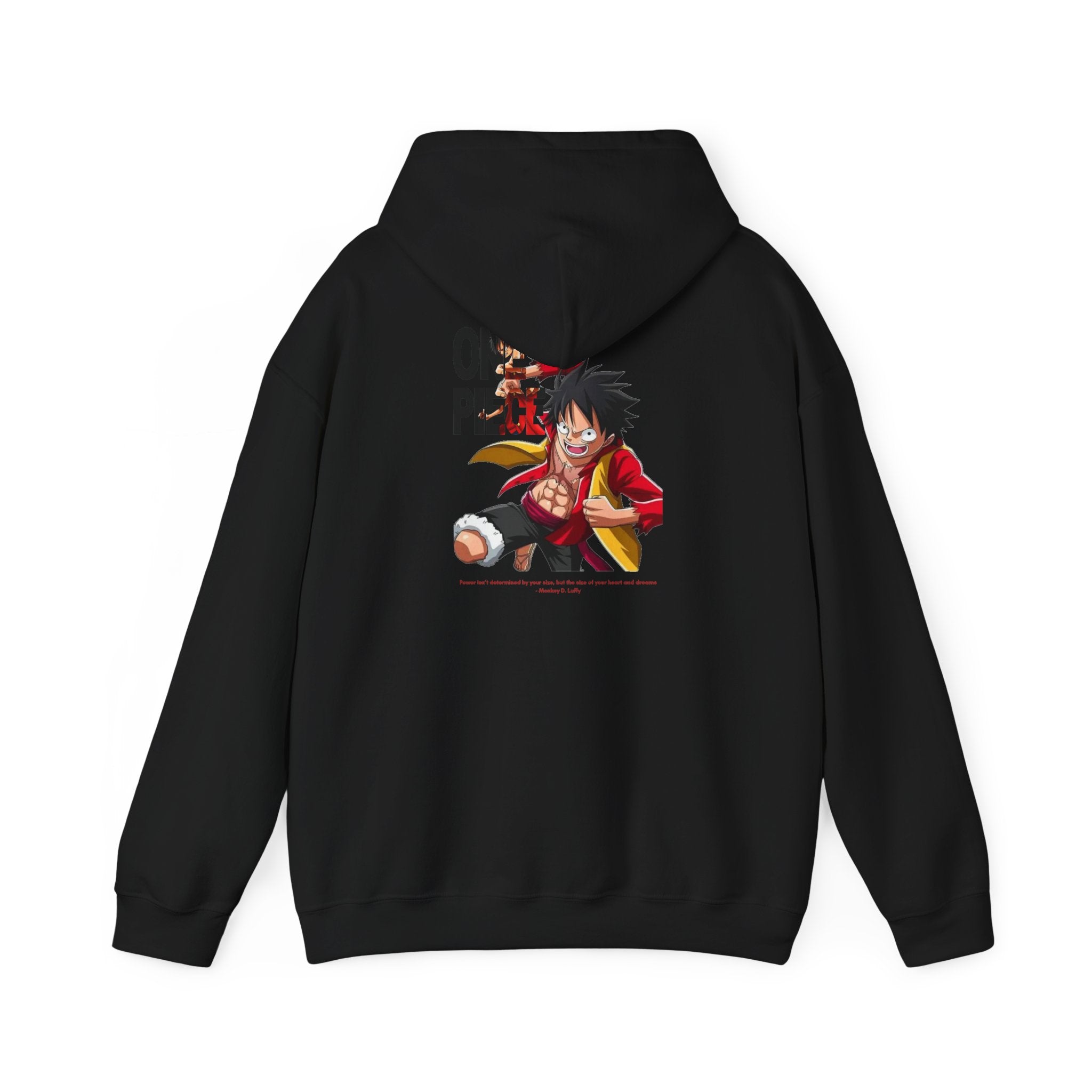 One Piece Luffy Graphic Hoodie – Anime Crew Pullover