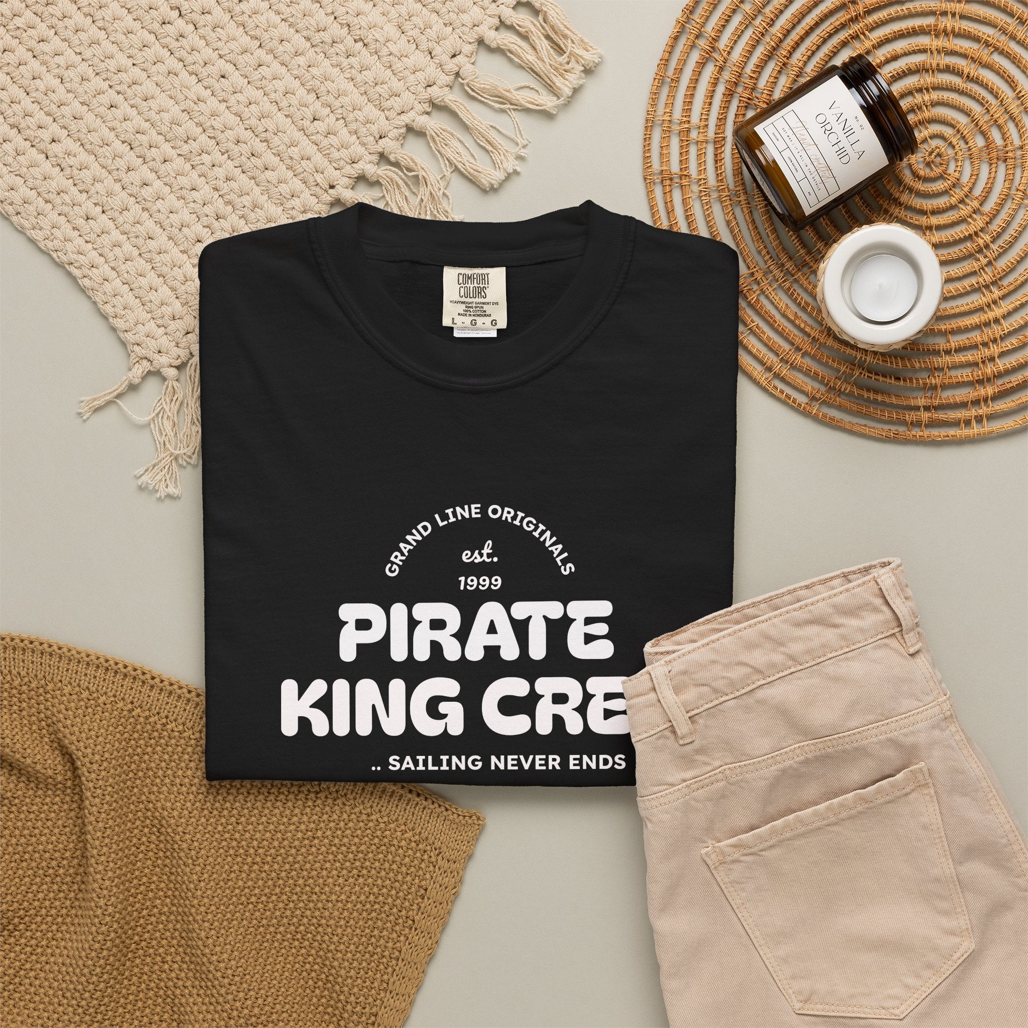 One Piece Luffy Pirate King Crew T-Shirt