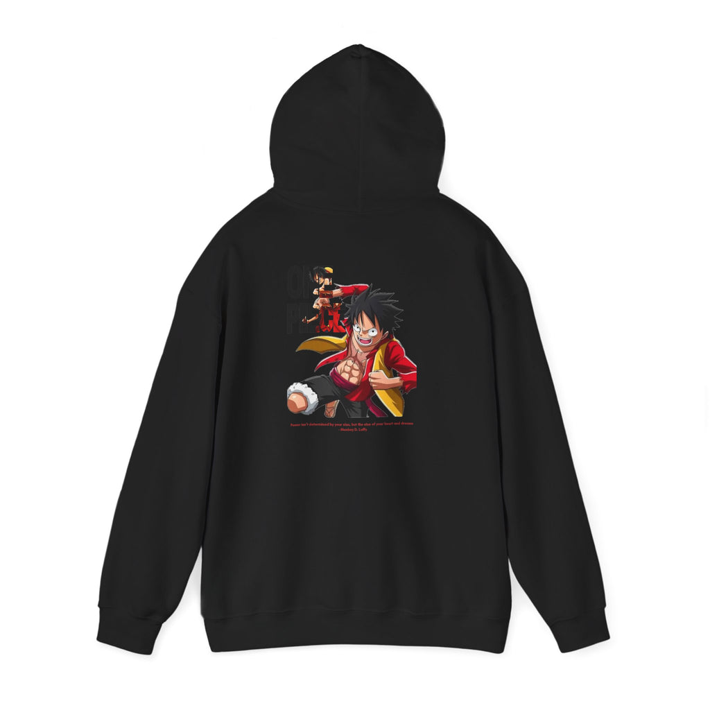 One Piece Luffy Graphic Hoodie – Anime Crew Pullover