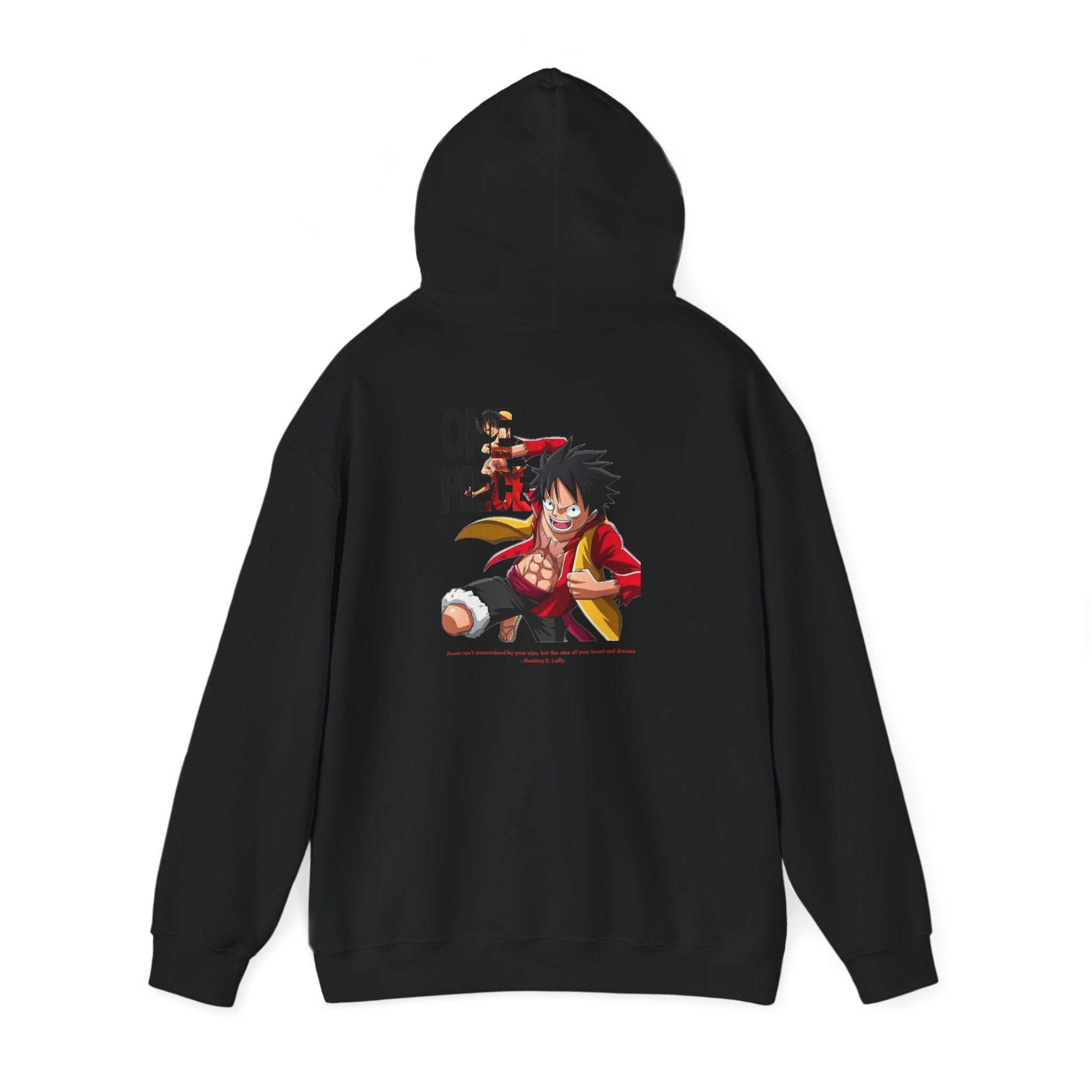 One Piece Luffy Graphic Hoodie – Anime Crew Pullover