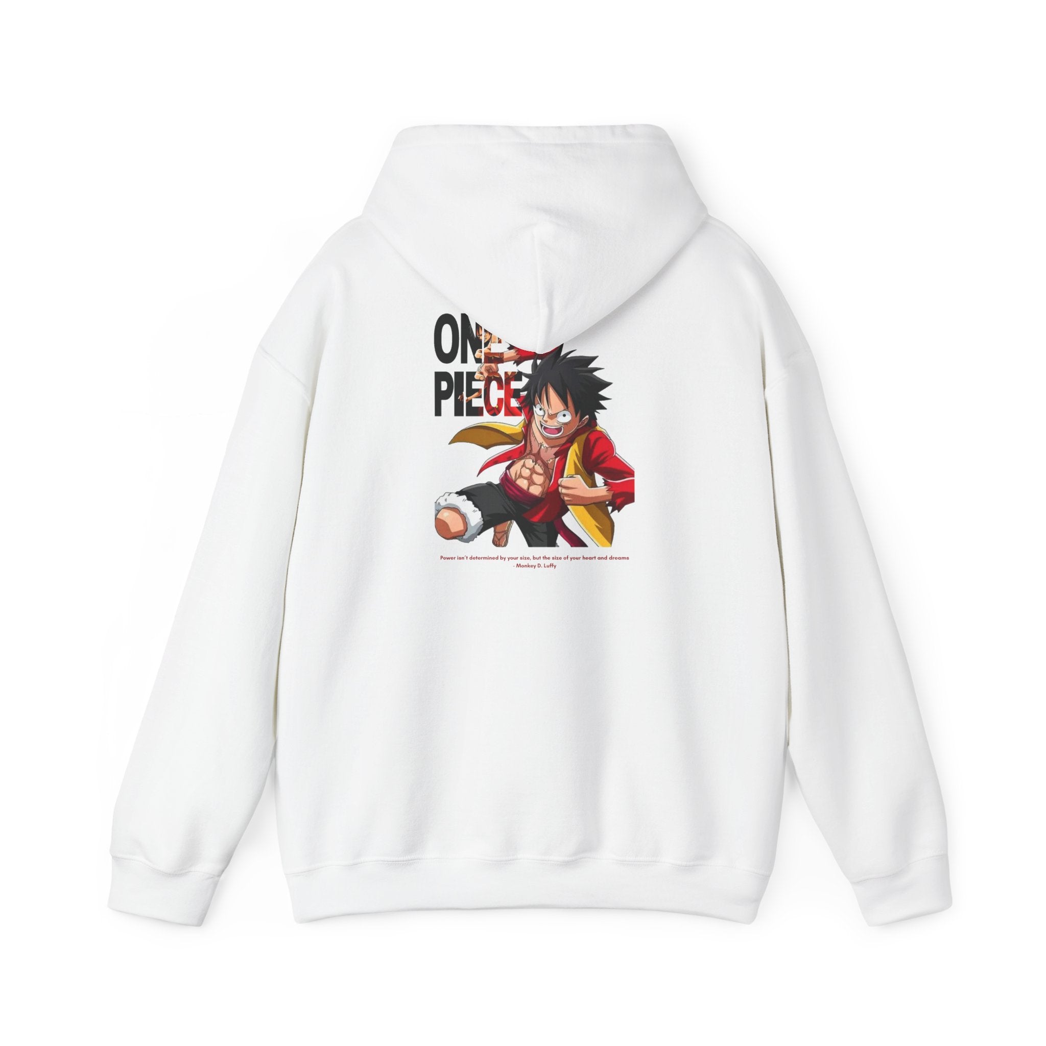 One Piece Luffy Graphic Hoodie – Anime Crew Pullover